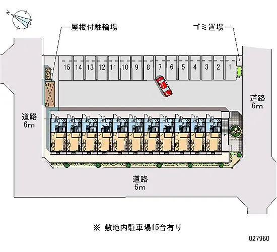 掛川市長谷２丁目　月極駐車場（LP）